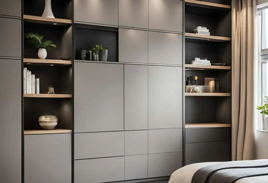 wall cupboard designs for bedroom