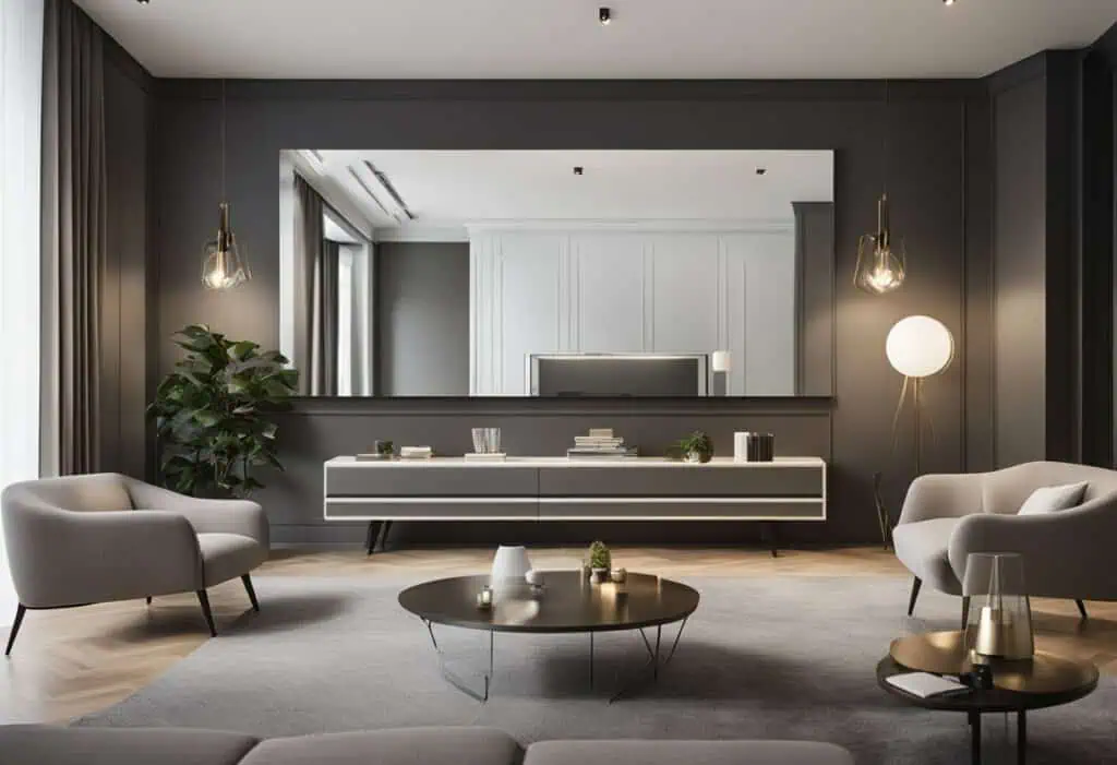 wall mirror design for living room