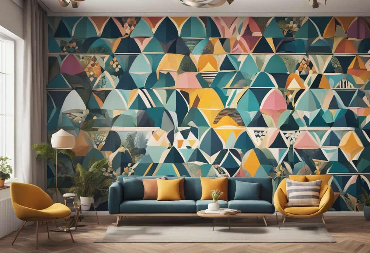 Modern Wall Painting Designs for Living Rooms