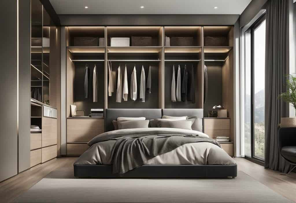 wardrobe design ideas for master bedroom