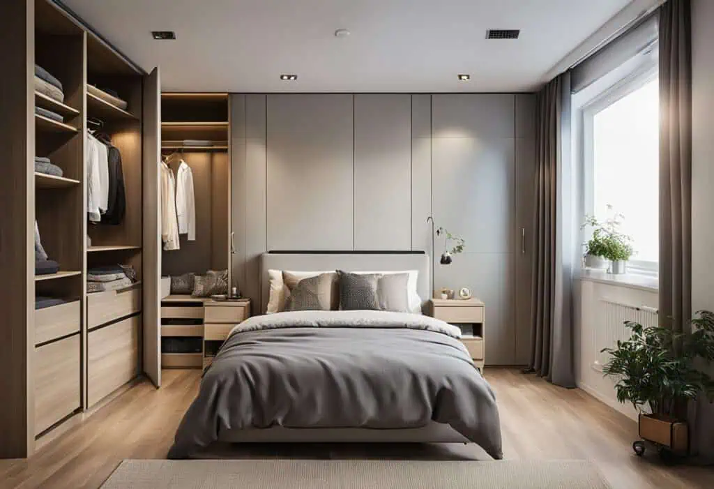 wardrobe design ideas for small bedroom