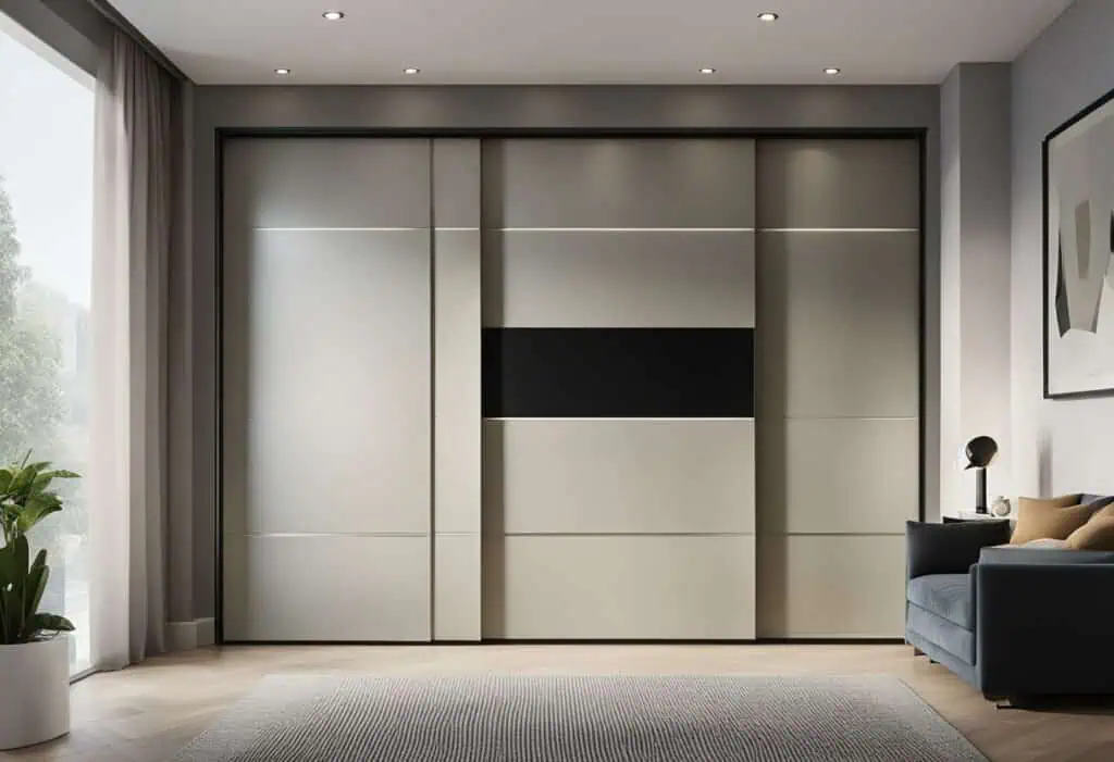 wardrobe sliding door design for bedroom