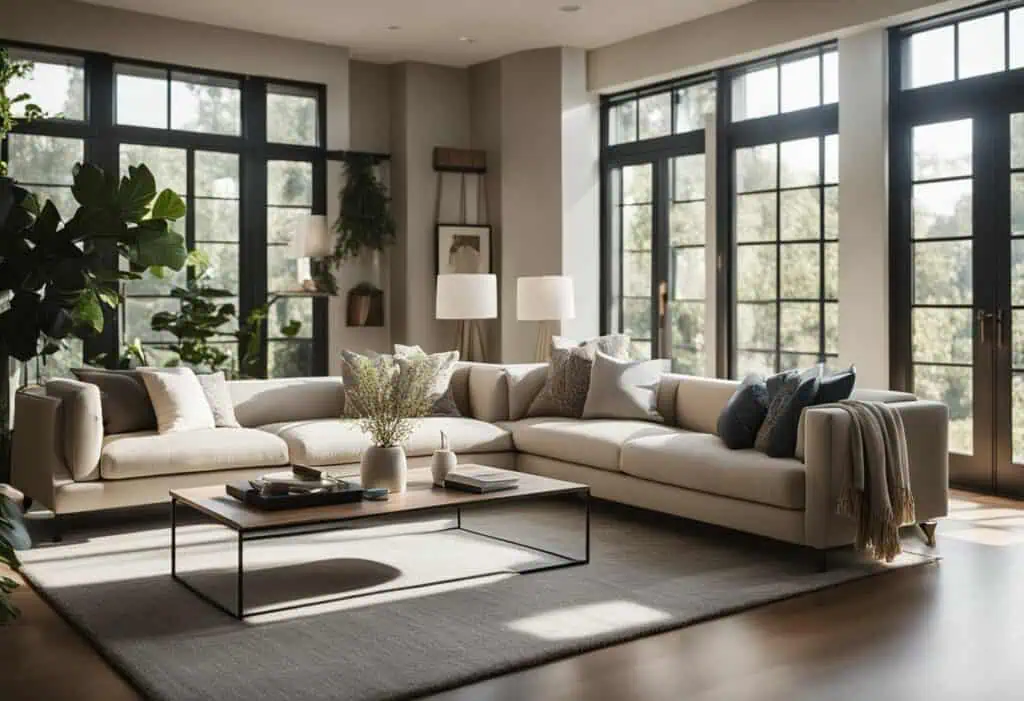 warm modern interior design