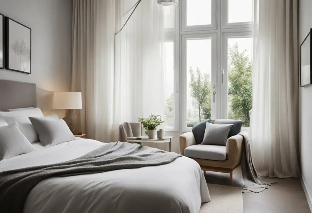 white bedroom design