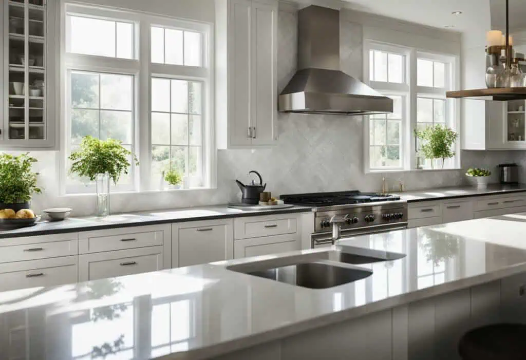 white kitchen interior design