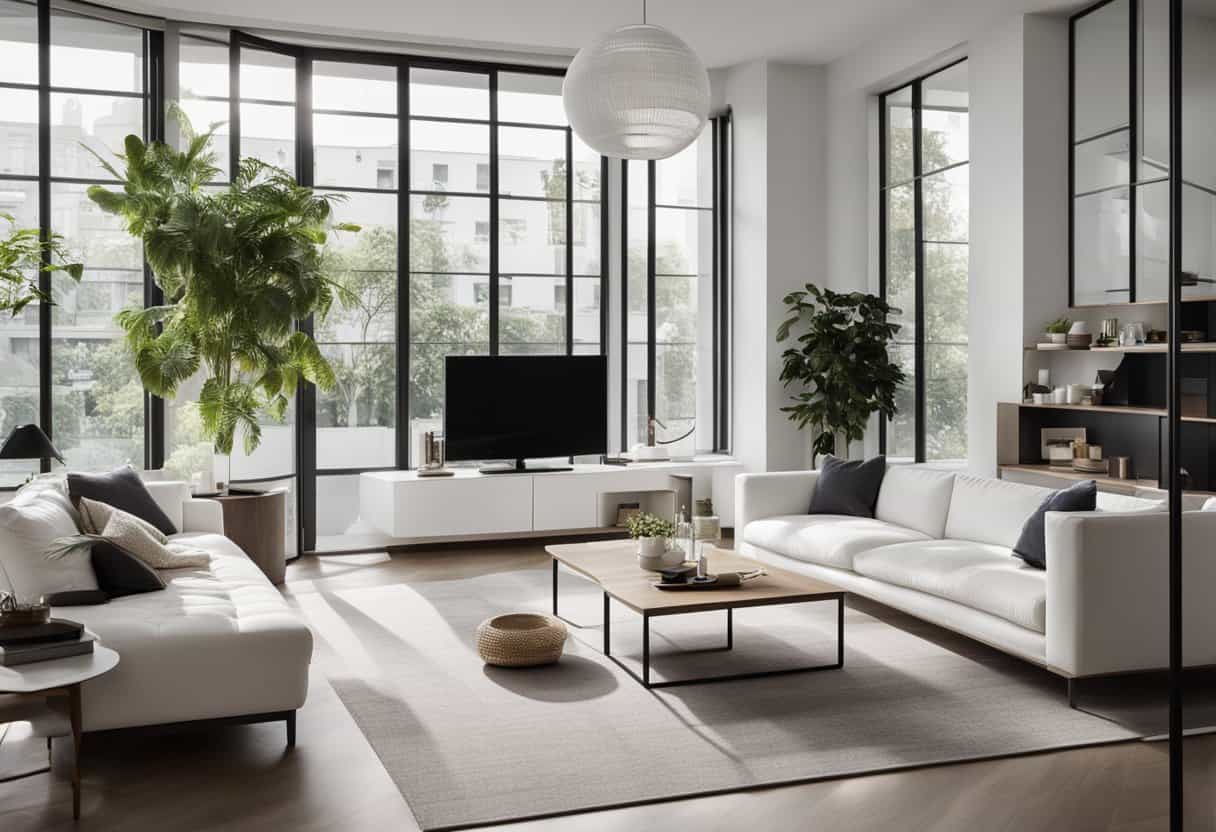 Modern White Living Room Designs