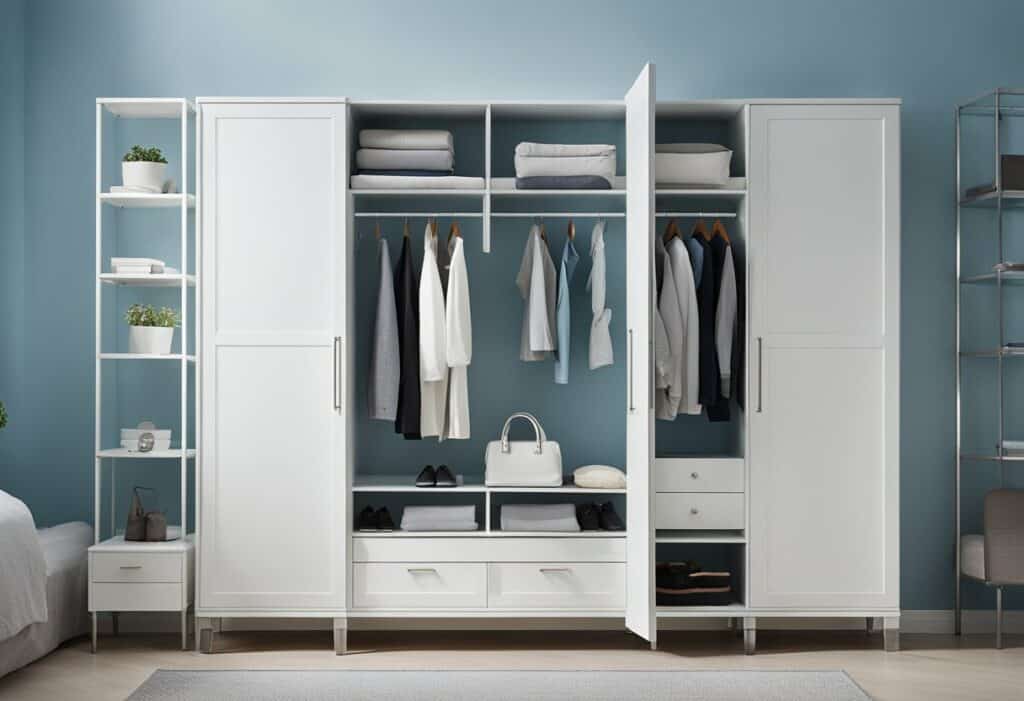 white wardrobe designs for bedroom