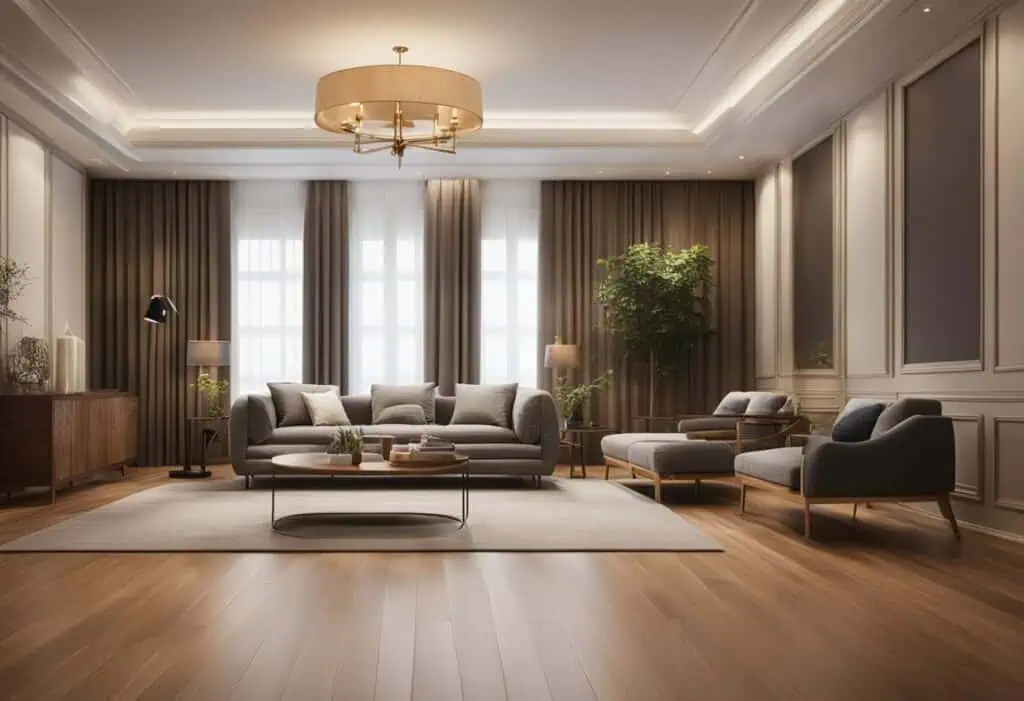wood floor interior design