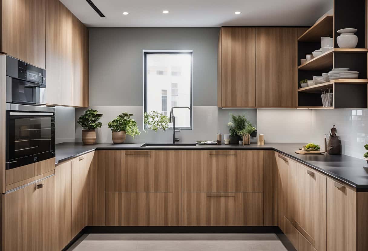 Wooden Kitchen Cabinet Designs: Unique Style