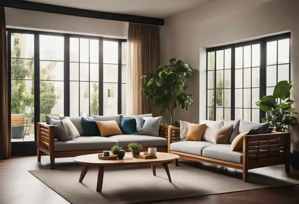 wooden sofa designs for living room