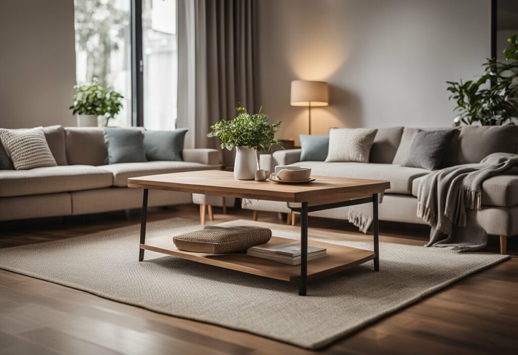 wooden table design for living room
